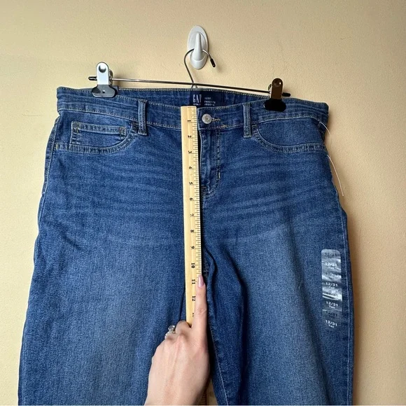 GAP Denim Favorite Jegging NWT Dark Wash Mid Rise Womens Size 12 / 31 Tall - Picture 14 of 16